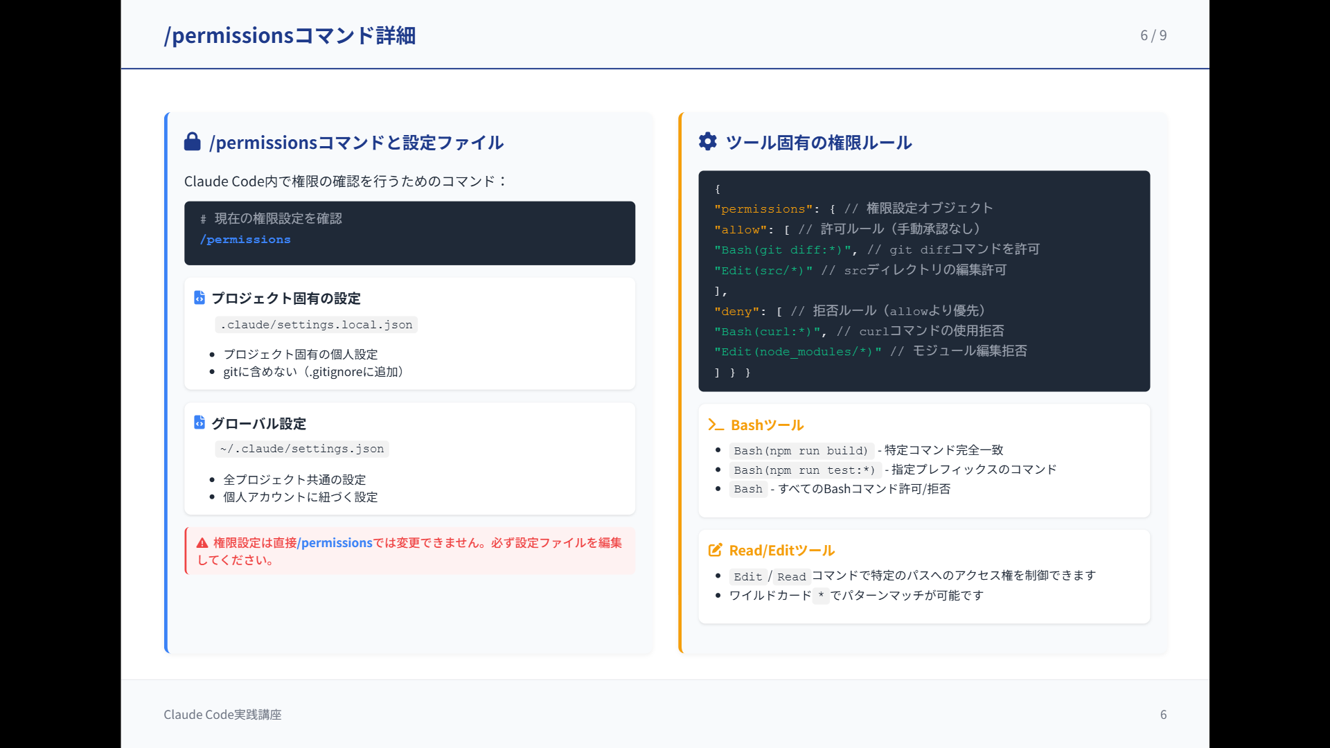 /permissionsコマンドと権限設定の詳細